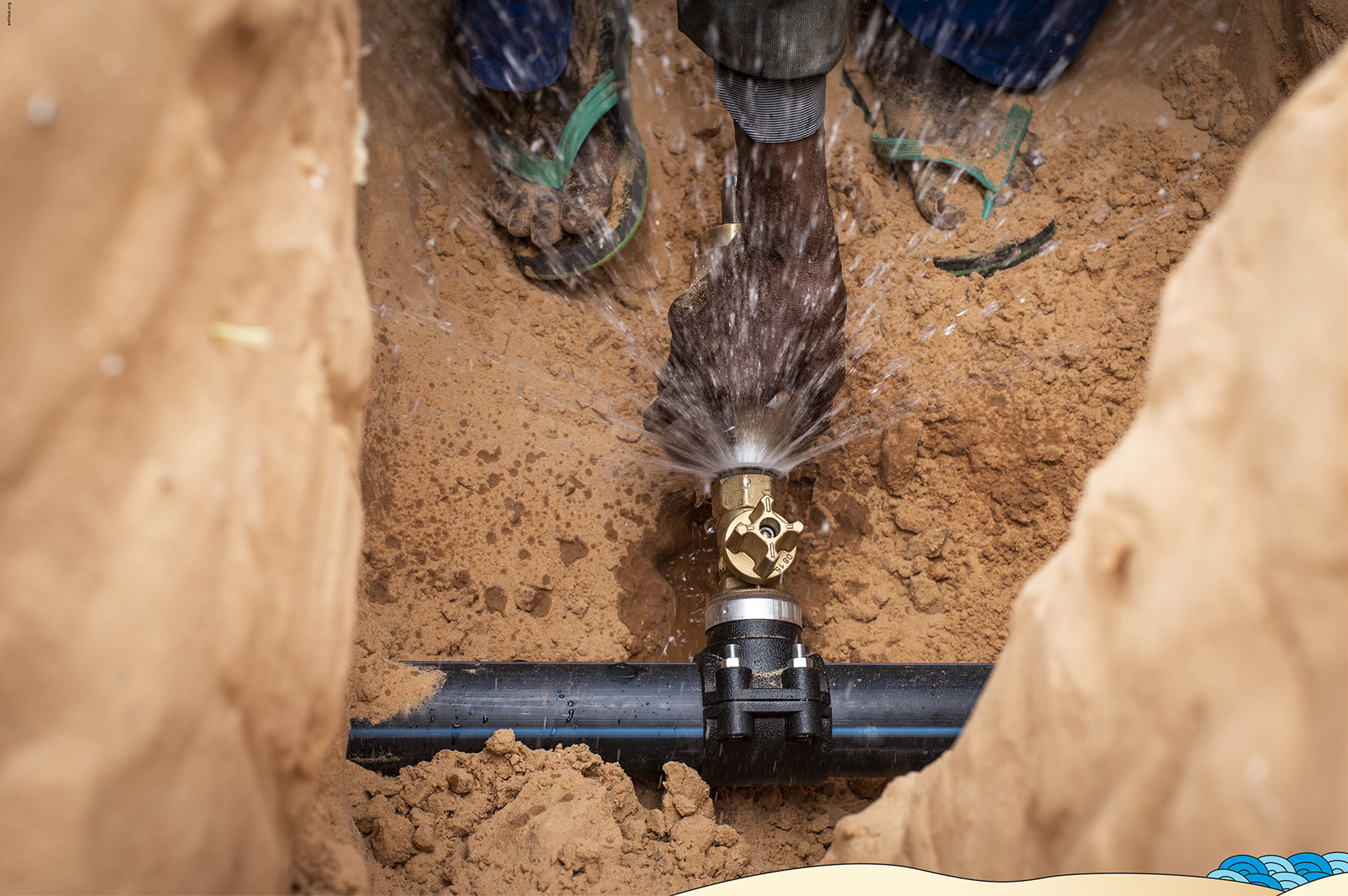 La machine à percer les conduites développée pour les plombiers