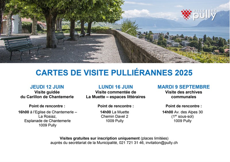 Carte De Visite Pulliéranne 2025