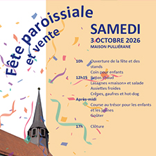 Fête paroissiale et vente